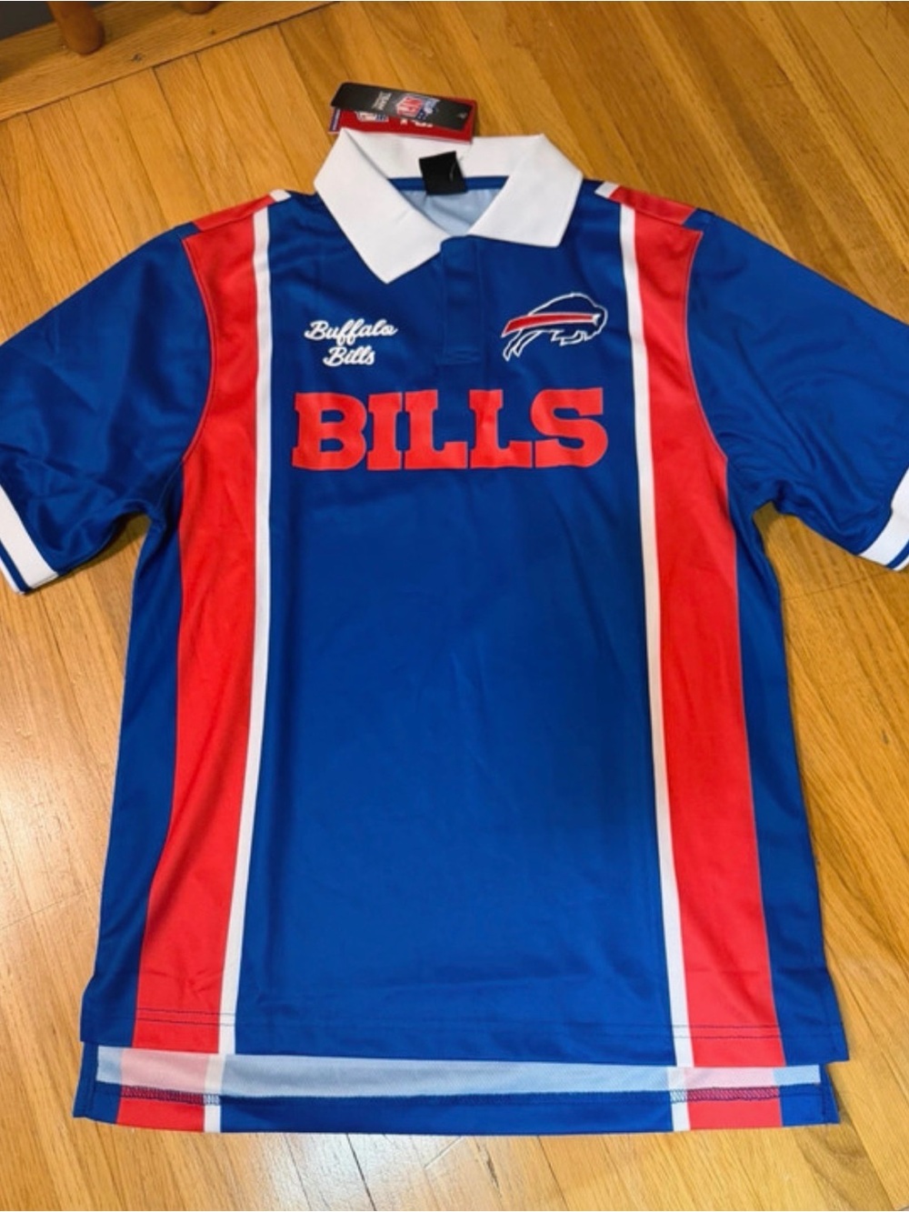 NFL Blue Red & White Buffalo Bills Polo